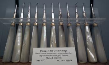 Instruments for inserting gold fillings